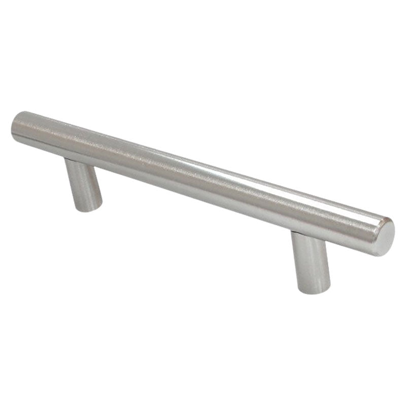 Mobile straight handle matte chrome stainless steel 192 mm