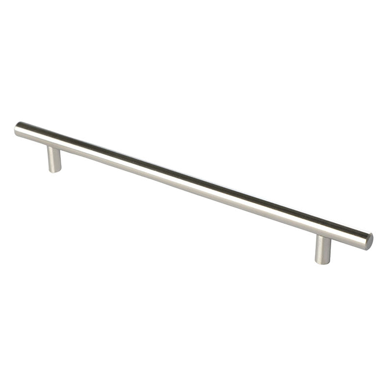 Matte chrome stainless steel straight handle 256 mm