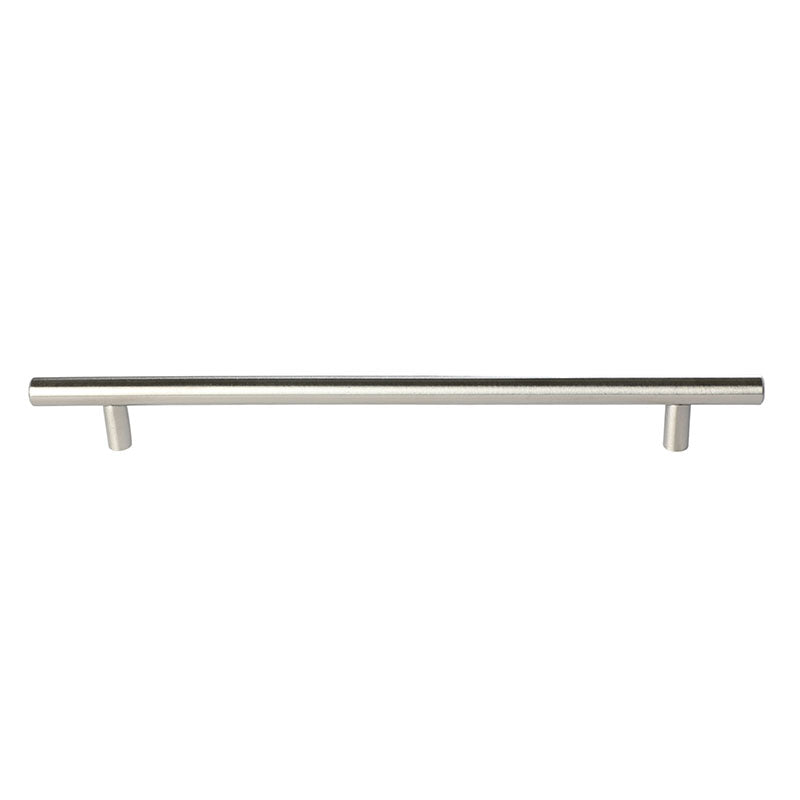 Matte chrome stainless steel straight handle 256 mm
