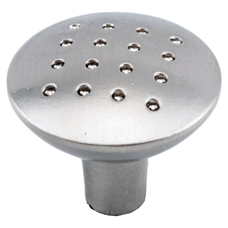 Galactic Knob 28 brushed aluminum satin nickel