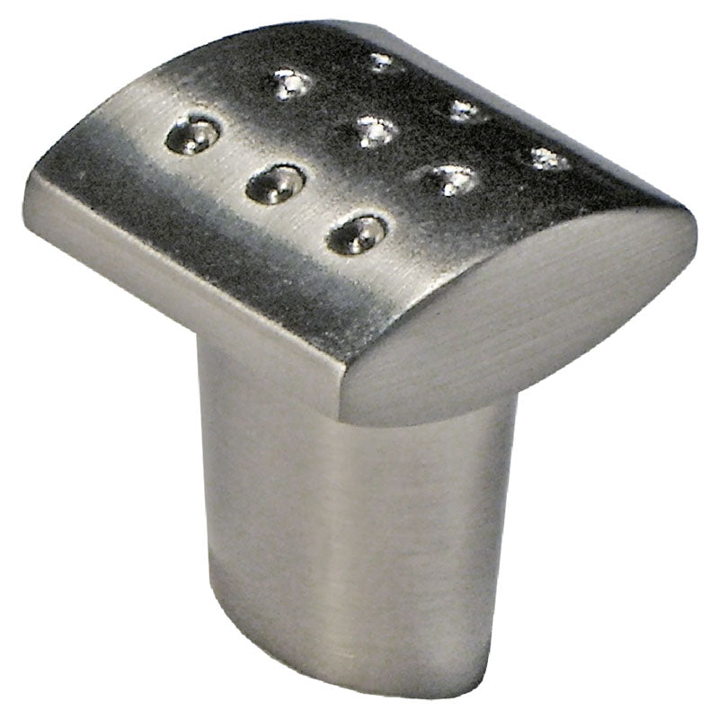 Perilla Pavón 19 aluminio cepillado níquel satinado
