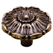 Elegant knob 37 antique copper zamak