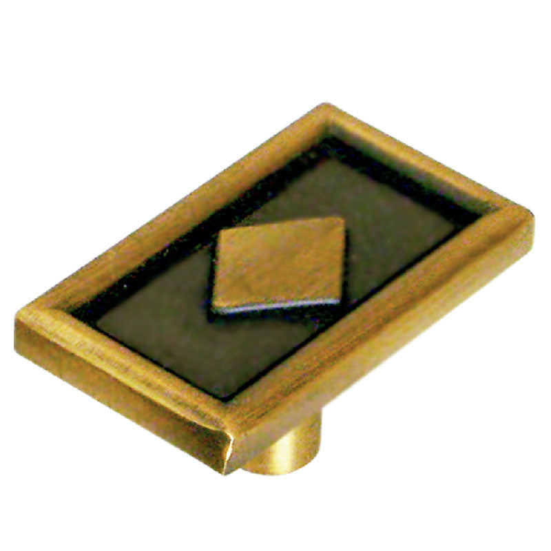 Knob mosaic 45 zamak silver-plated