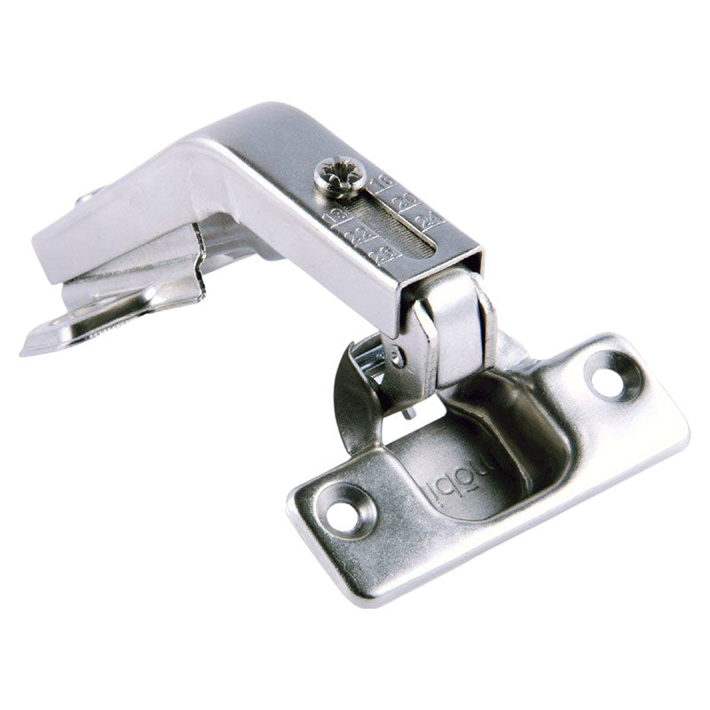 Bisagra esquinera plegable 26 mm satín 2 uds