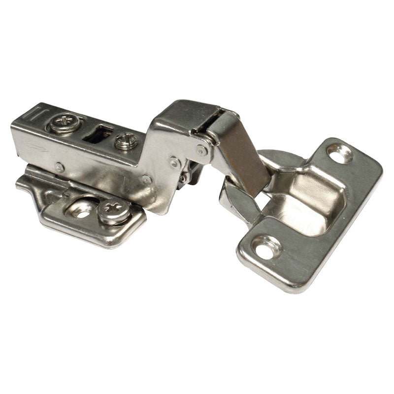 Normal close curved cabinet hinge 35mm satin 2 units