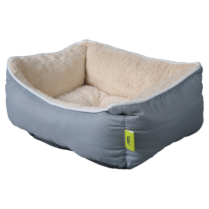 Cama para mascota poliéster 15 x 34 x 44 cm beige