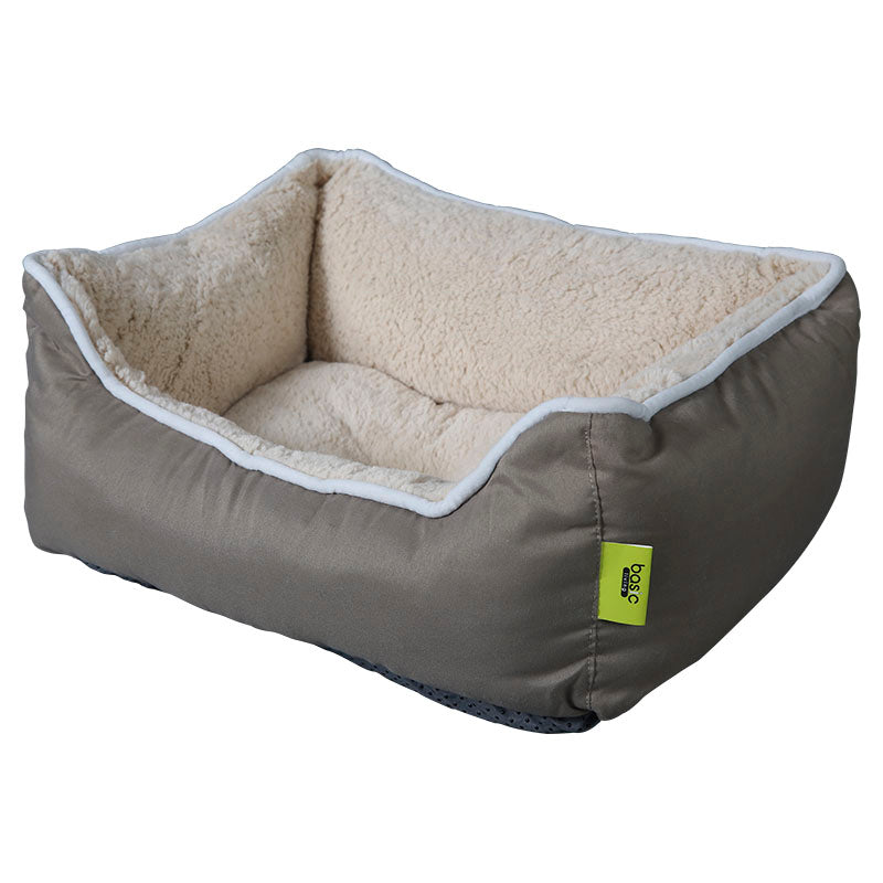 Cama para mascota poliéster 15 x 34 x 44 cm beige