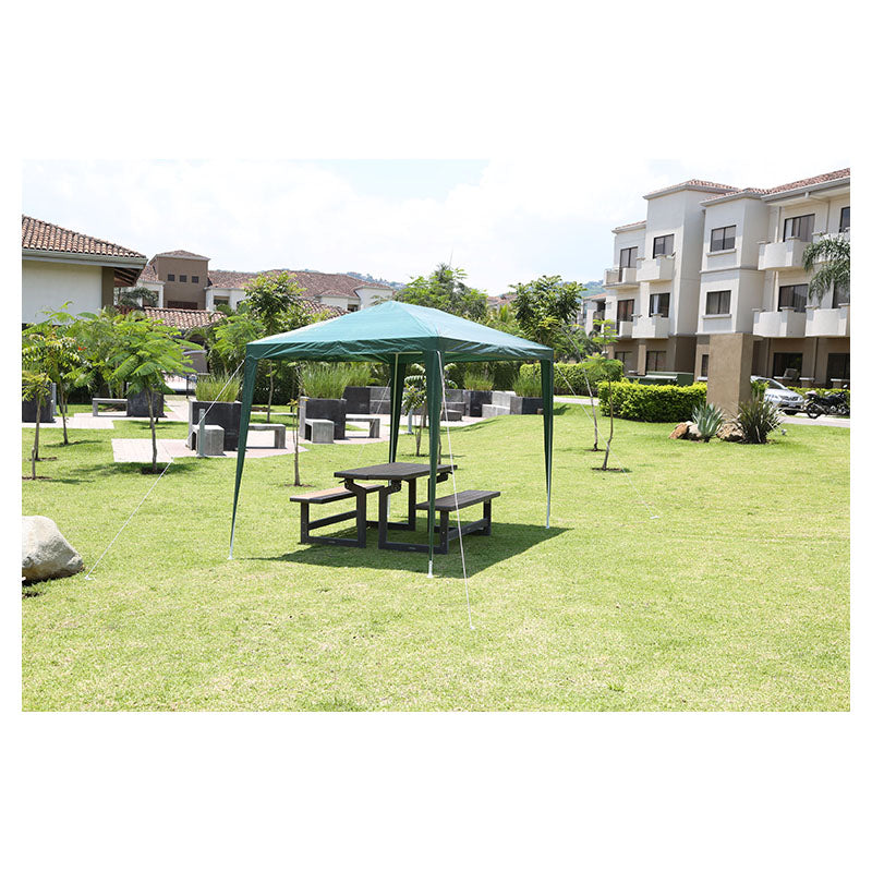 Rectangular waterproof awning 300 x 300 x 200 cm green