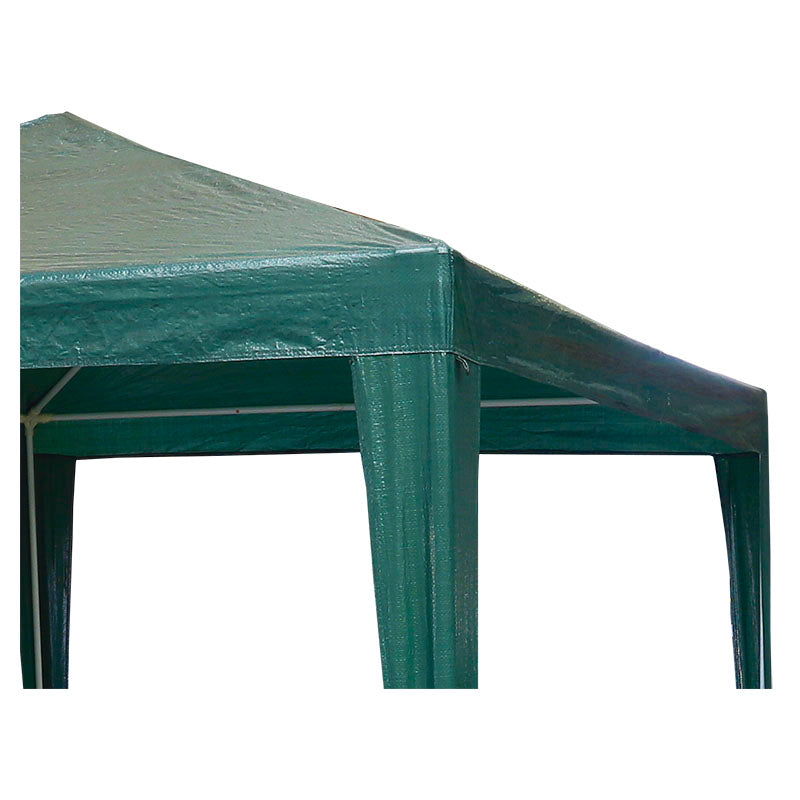 Rectangular waterproof awning 300 x 300 x 200 cm green