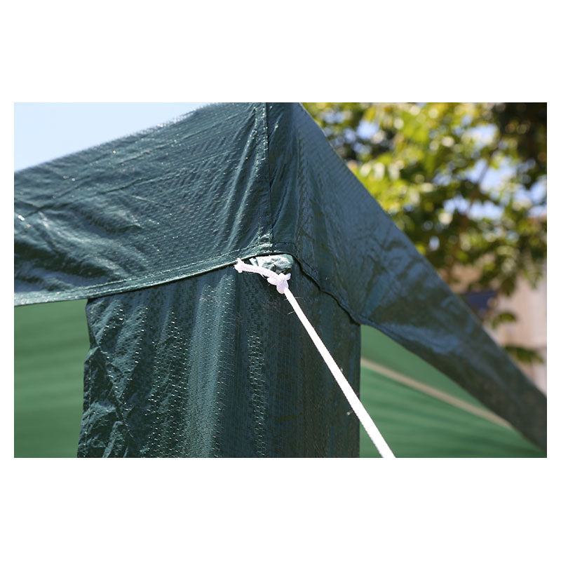 Rectangular waterproof awning 300 x 300 x 200 cm green