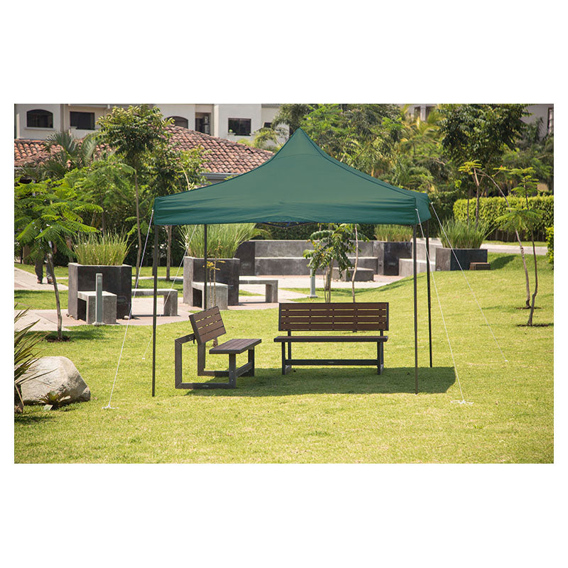 Toldo plegable cuadrado impermeable 300 x 300 x 300 cm verde