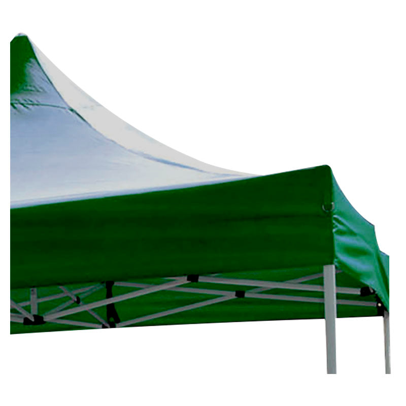 Toldo plegable cuadrado impermeable 300 x 300 x 300 cm verde