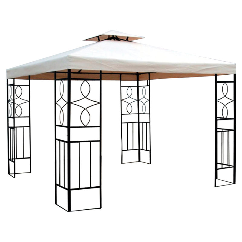 Toldo decorativo cuadrado 300 x 300 x 300 cm beige