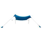Toldo playa cuadrado 300 x 300 cm azul impermeable