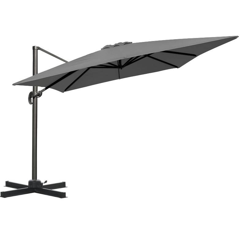 Sombrilla para patio 3x3 m Basic Living Gris