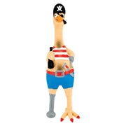 Juguete para mascotas pollo capitan Jack raza pequeña