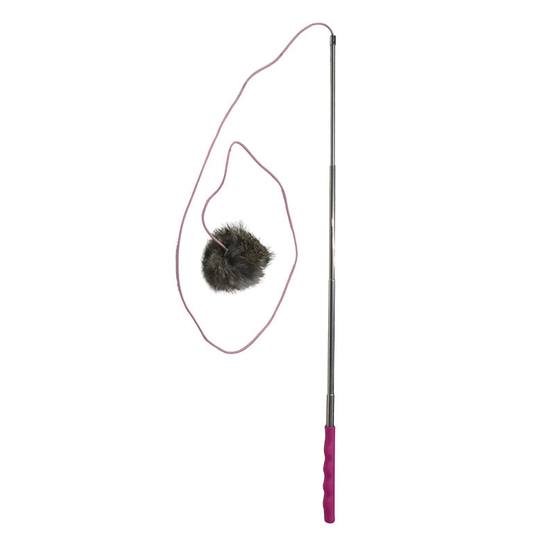 Caña de pescar con plumas