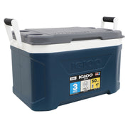 Igloo MaxCold 50 qt / 47 L cooler, dark blue and gray