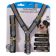 Arnés + correa reflectivos para perro talla S