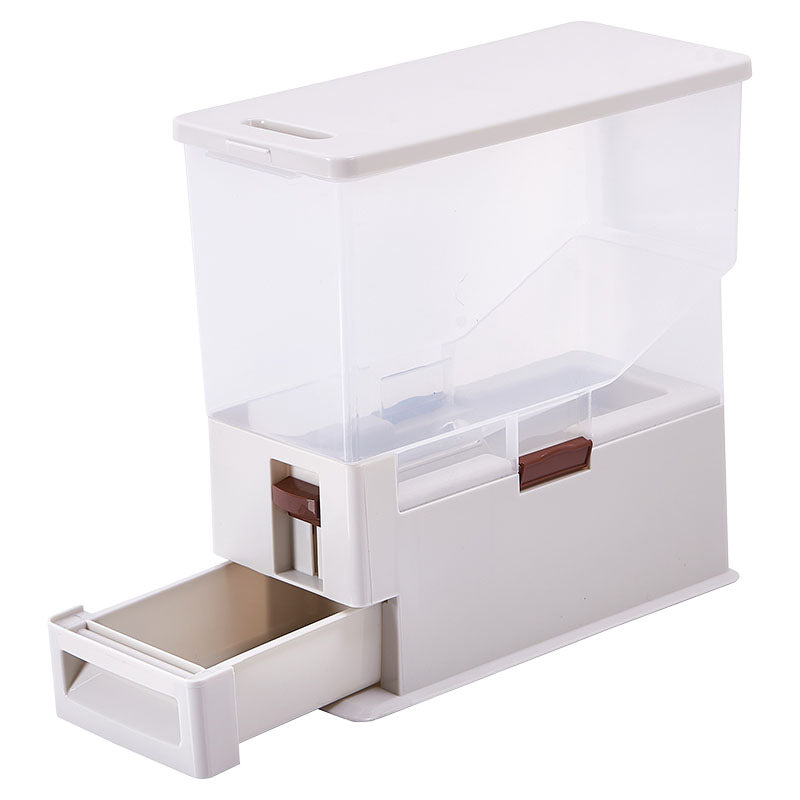 Contenedor polipropileno blanco y transparente para perros y gatos 14 litros Cool Pets