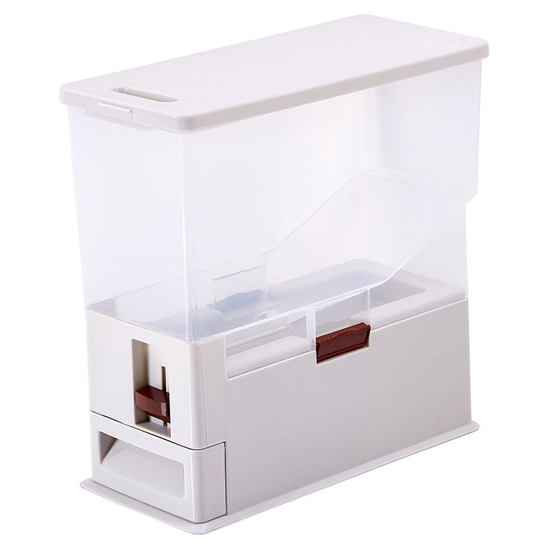 White and transparent polypropylene container for dogs and cats 14 ...