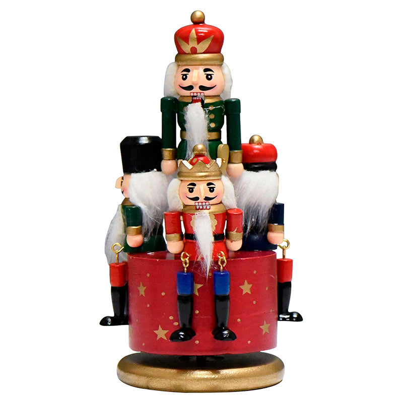 Caja musical Basic Living madera rojo 23 x 11 x 11 cm