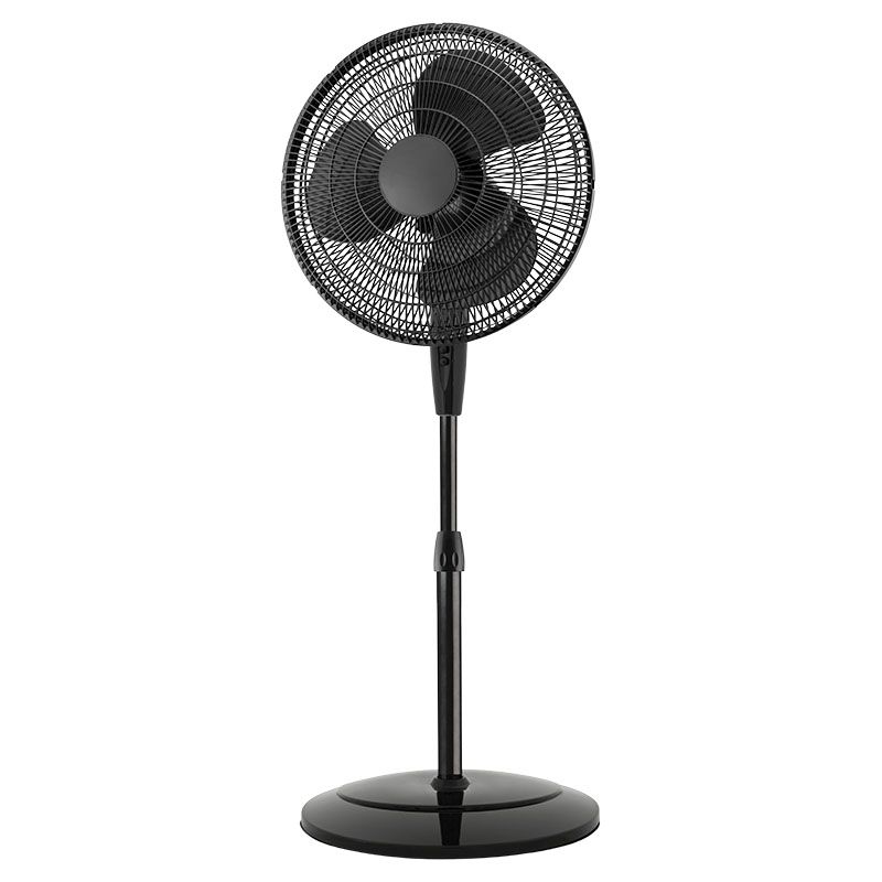 Basic Living 16" Black Pedestal Fan