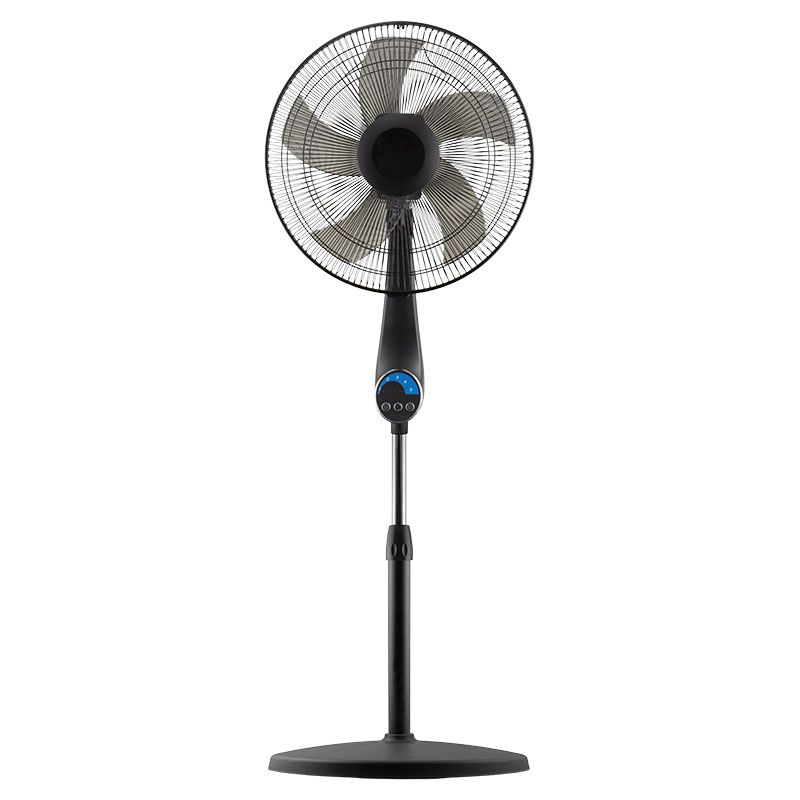 16" black pedestal fan includes Basic Living remote control