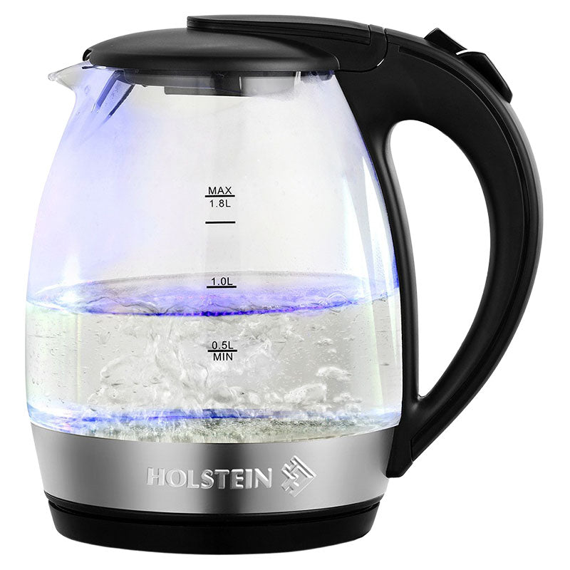 Holstein 8-Cup Glass Electric Kettle