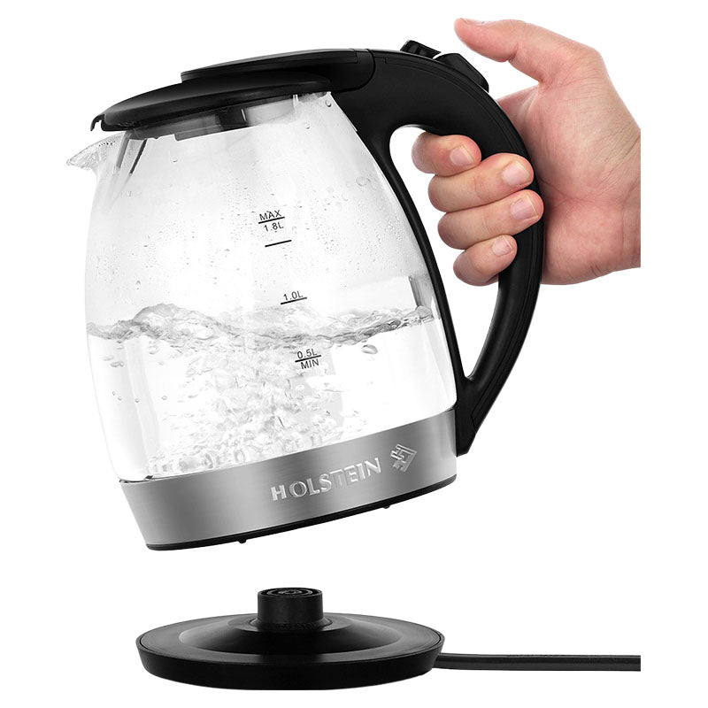 Holstein 8-Cup Glass Electric Kettle