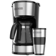 Coffee maker and travel mug (4-in-1) 5 cups