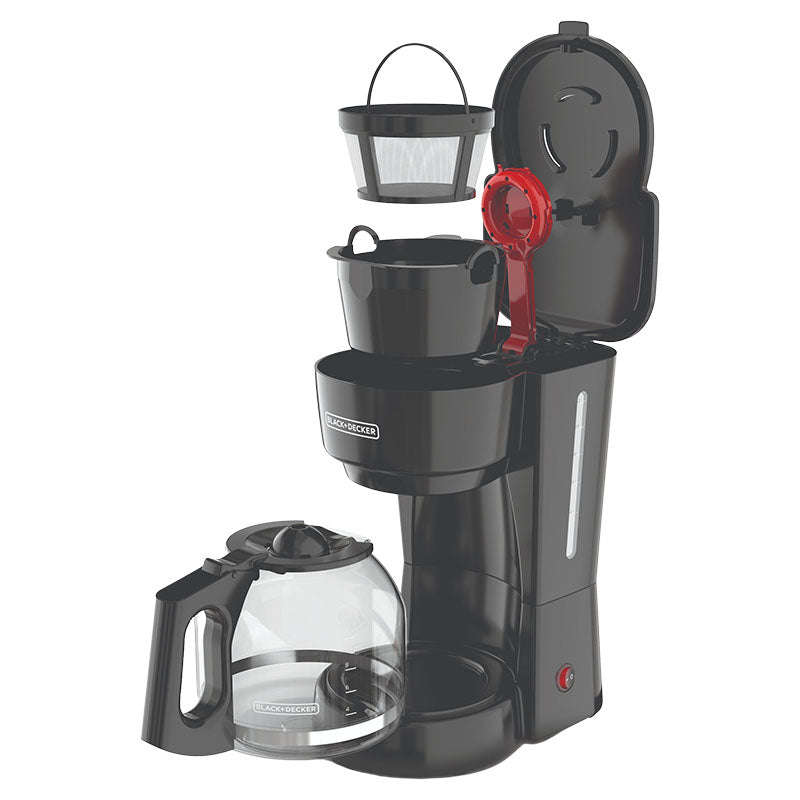Coffee maker Sneak-a-Cup technology 12 cups black