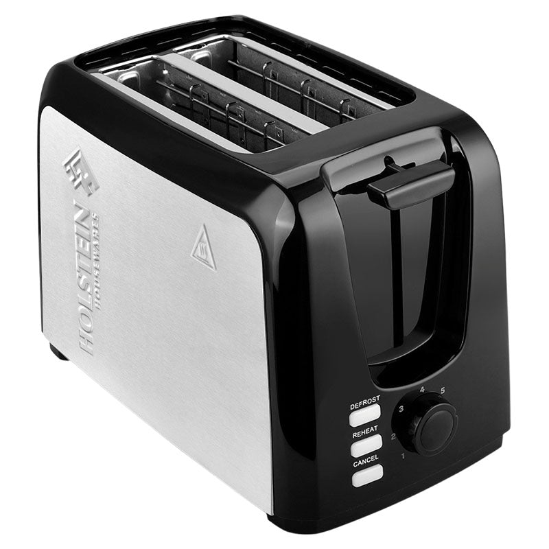 Holstein 800W 2-Slice Stainless Steel Toaster