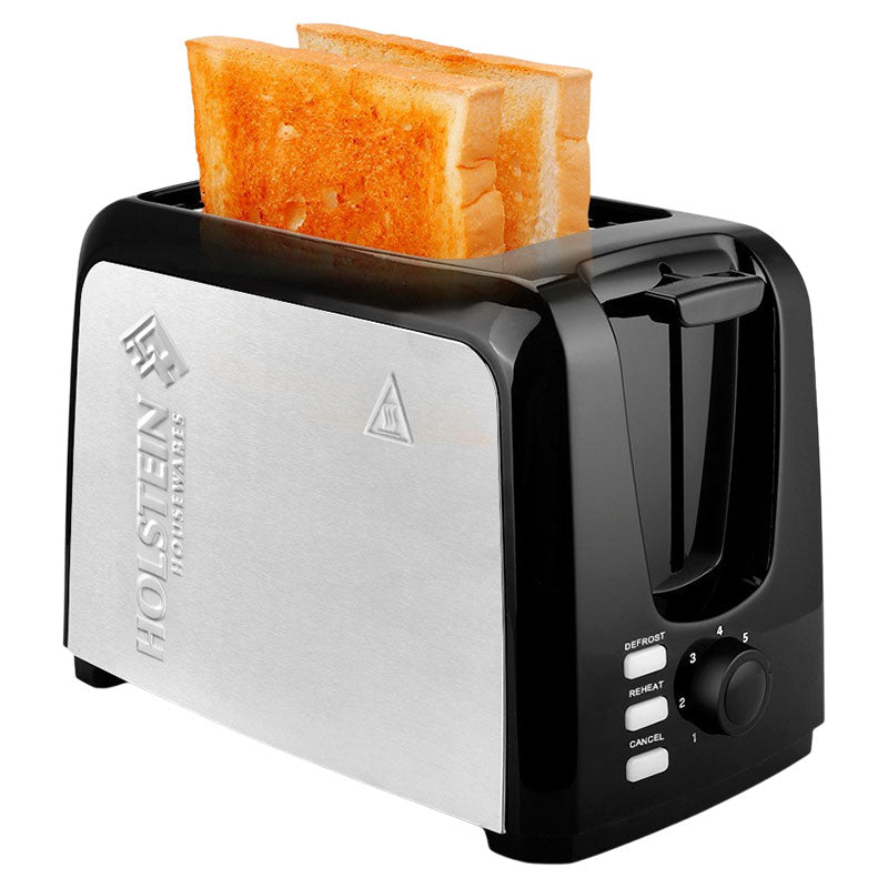 Tostadora para 2 rebanadas 800 W acero Holstein