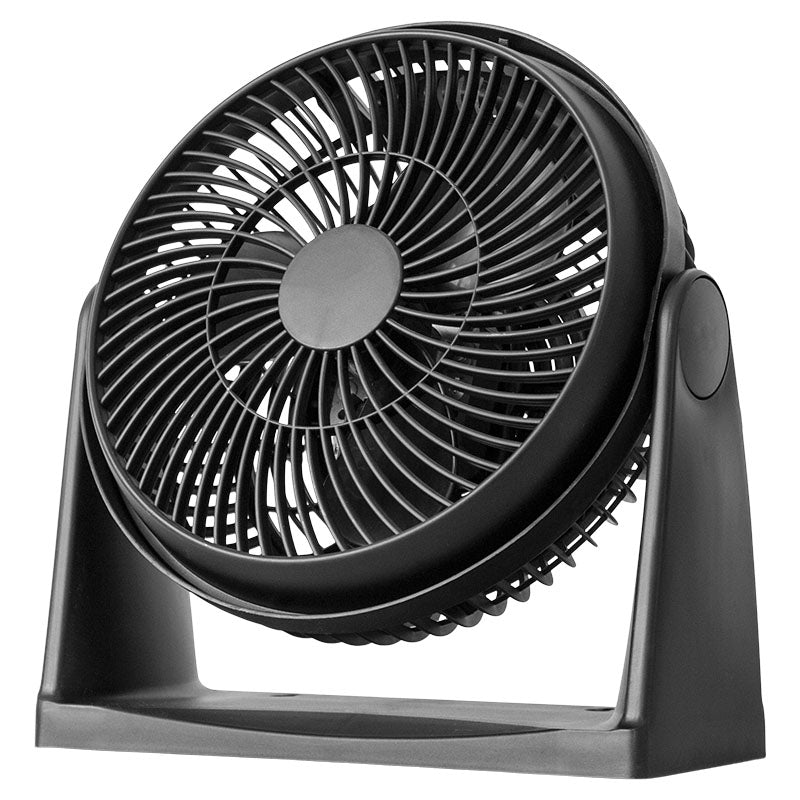 8" Black Basic Living Floor and Table Fan