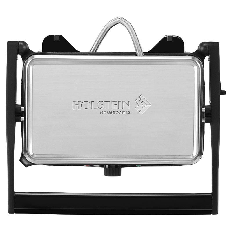 Holstein Housewares 1200 W Black Panini Press