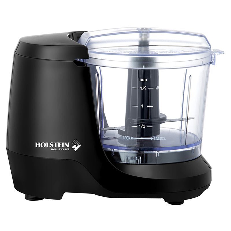 Food Chopper 100W 1 speed 1.5 cups black Holstein