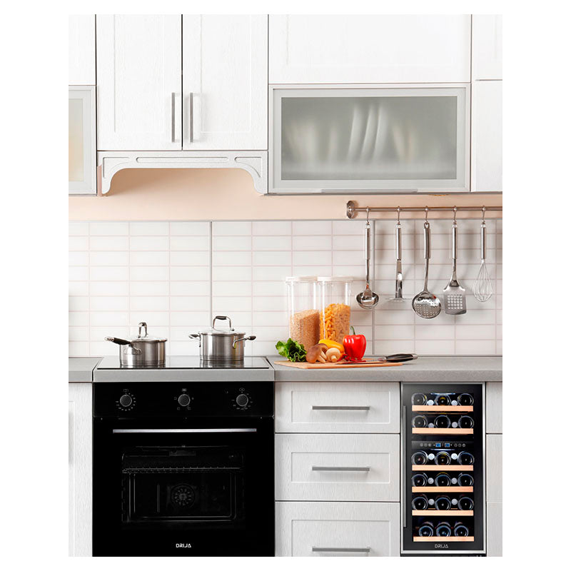 Horno eléctrico 60 cm 80 litros negro