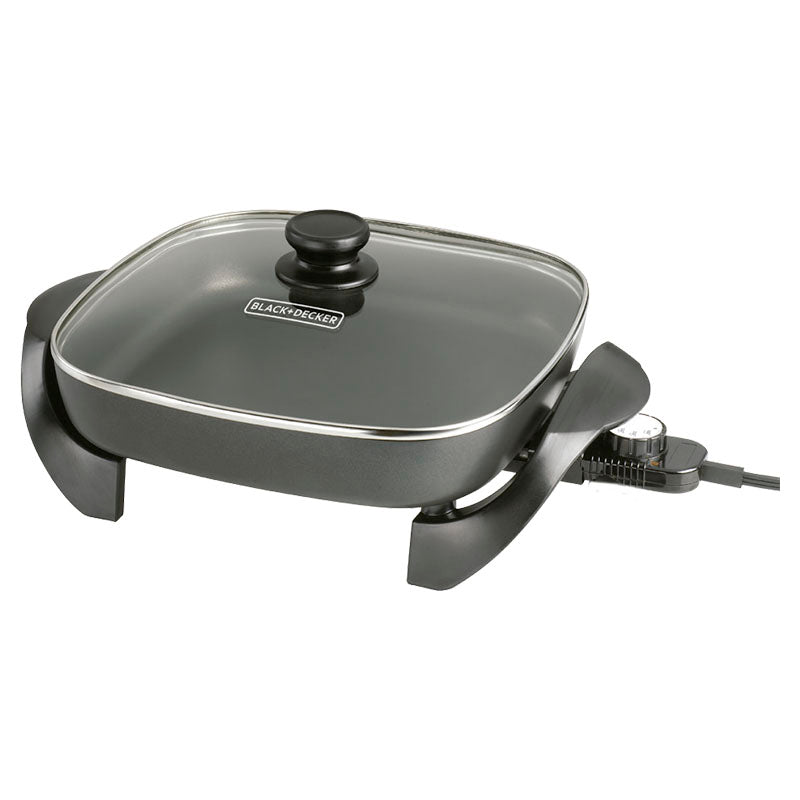 Electric skillet 12" non-stick surface