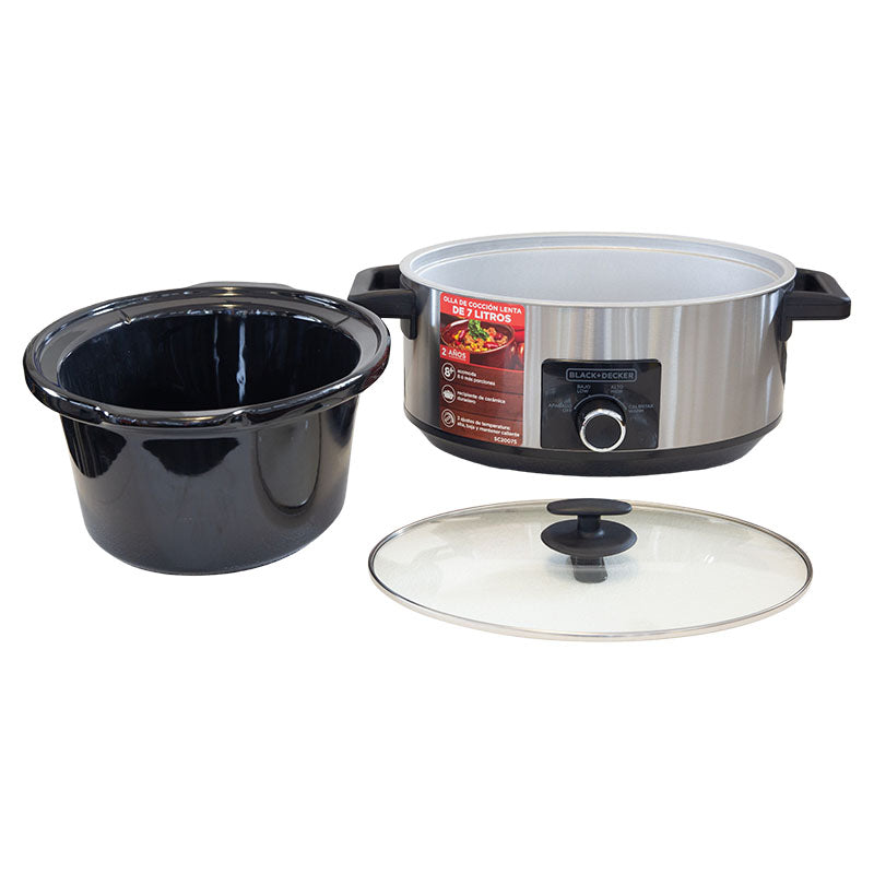 Slow cooker 7 liter 3 temperature settings 320 W