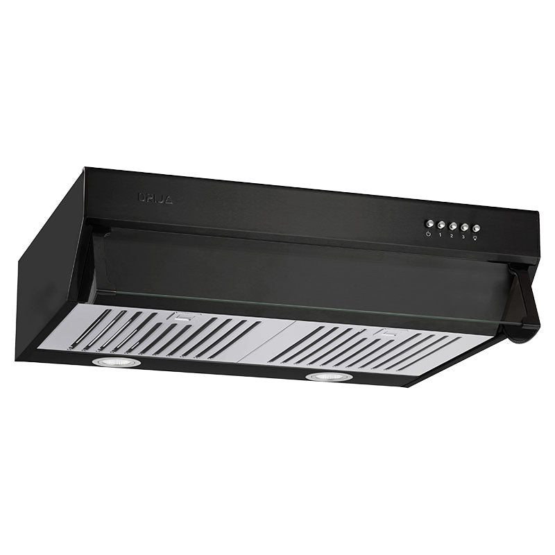 Extractor de grasa horizontal acero 60 cm negro