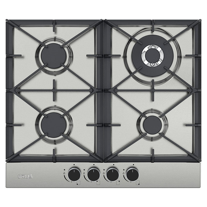 Estufa gas 60 cm acero inoxidable Milán 60 Pro