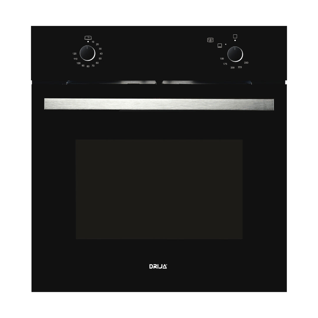 Horno empotrable Oceanía 60 a gas 23" 72 litros negro