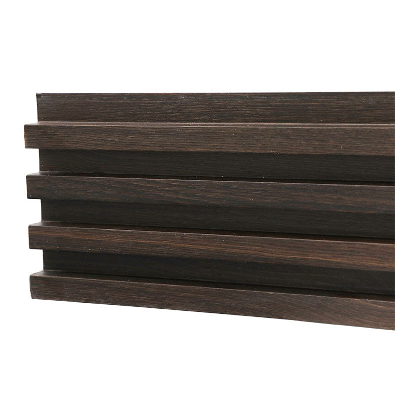 Panel decorativo de pared WPC 290 x 16,8 x 2,4 cm wengué