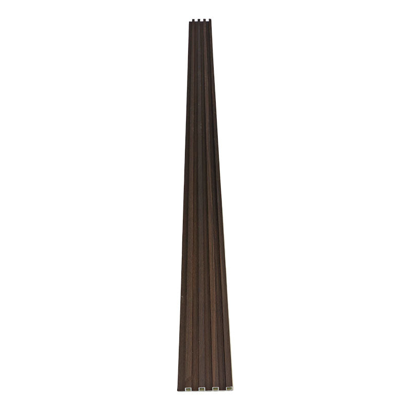 Panel decorativo de pared WPC 290 x 16,8 x 2,4 cm wengué