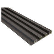 Panel decorativo de pared WPC 290 x 16,8 x 2,4 cm gris