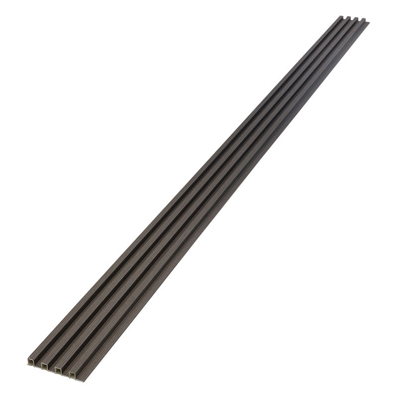 Panel decorativo de pared WPC 290 x 16,8 x 2,4 cm gris