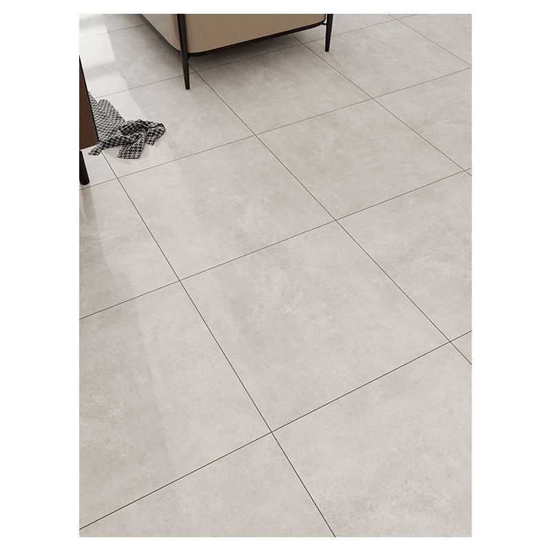 Porcelain tile 60 x 60 cm light gray matte 1.44 m²