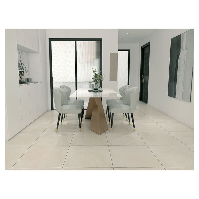 60 x 60 cm cement-look porcelain tile white 1.44 m2