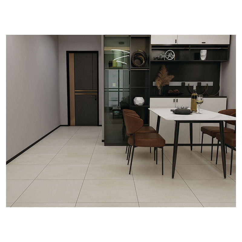 60 x 60 cm cement-look porcelain tile white 1.44 m2